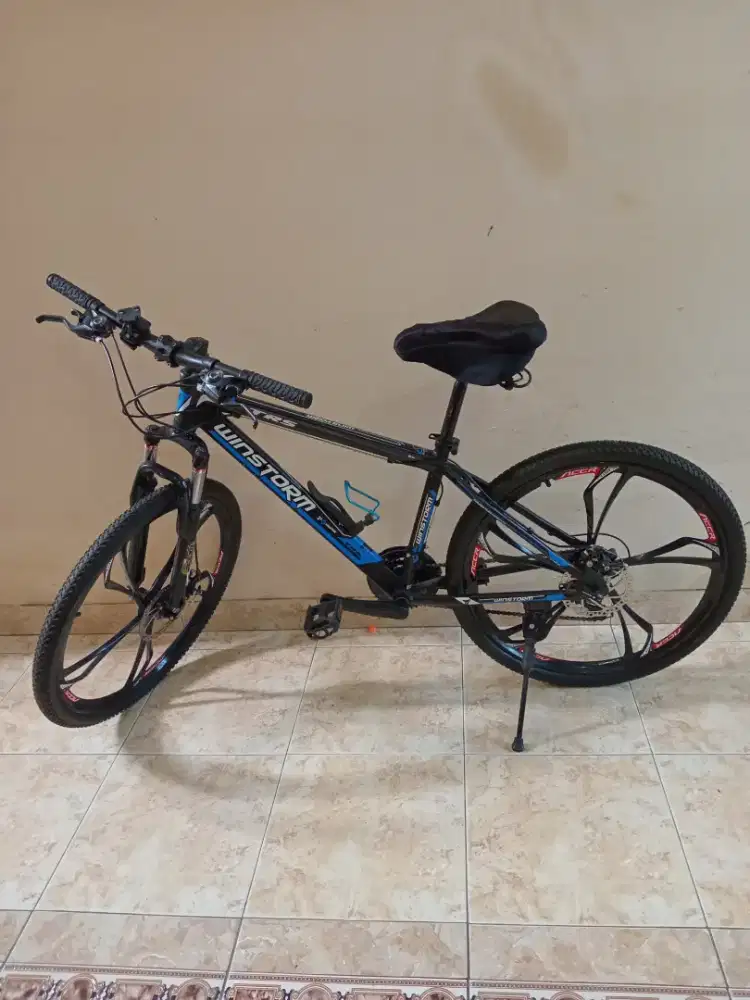 Sepeda Gunung MTB WINSTORM 26 Alloy Shimano 21 Speed Rem