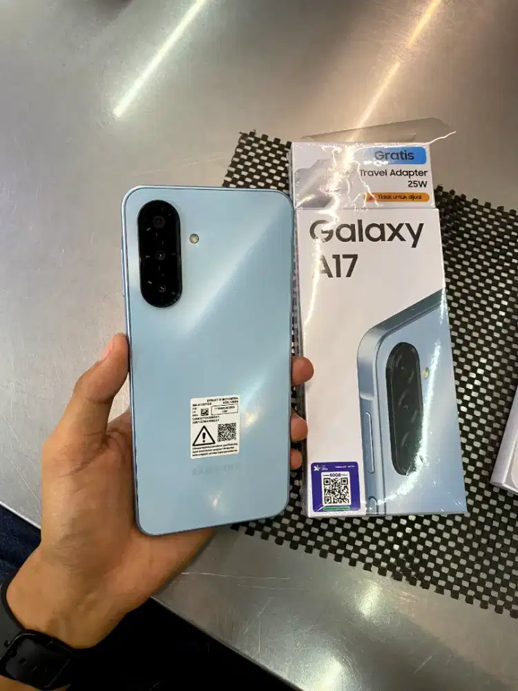 Samsung A17 4G ram 8/128 GRATIS adaptor dan 2 hadiah lain NEW SEGEL