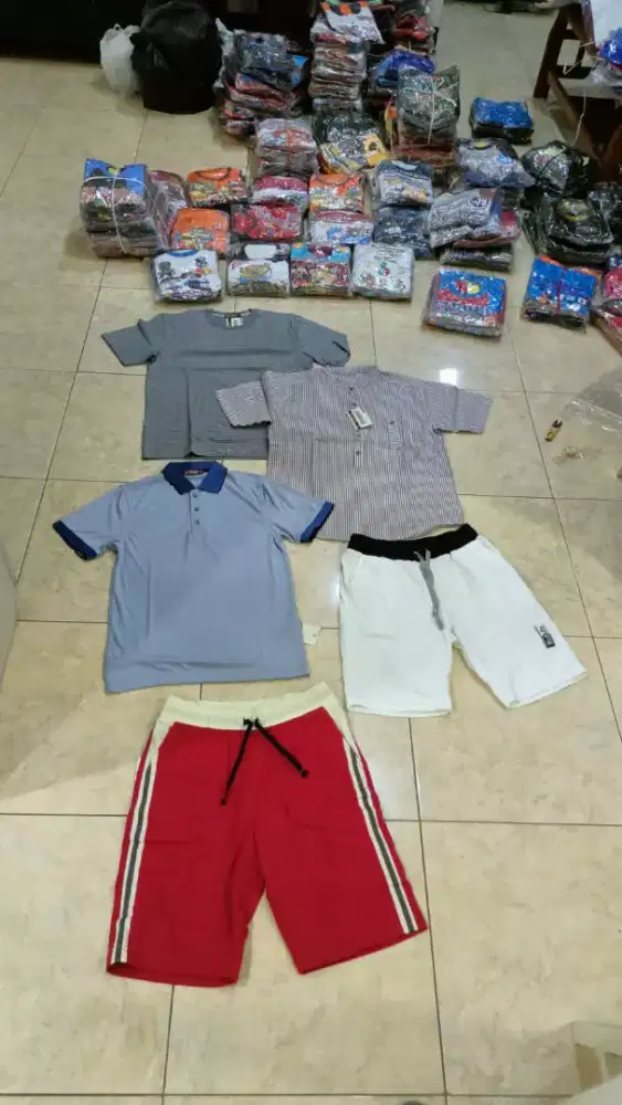 Baju anak dari umur setahun sampai 12 Tahun