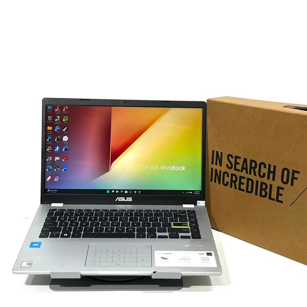 laptop asus vivobook e410ma tipis ringan intel n4020 14inch fhd 1080p