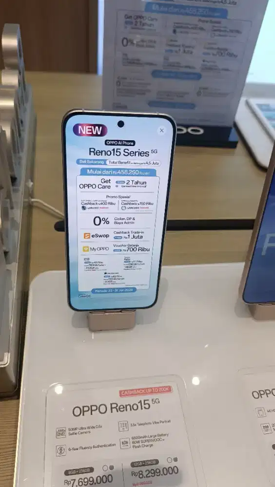 OPPO RENO 15 DENGAN CICILAN 0% home credit