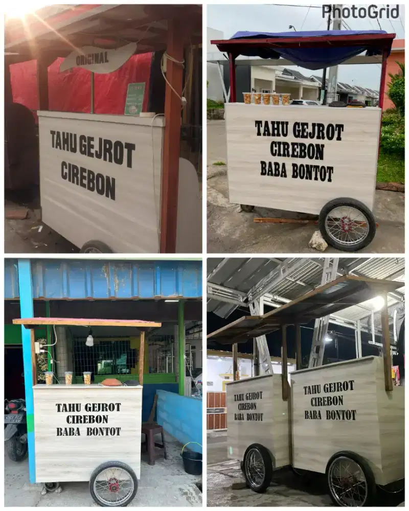 Gerobak second estetik