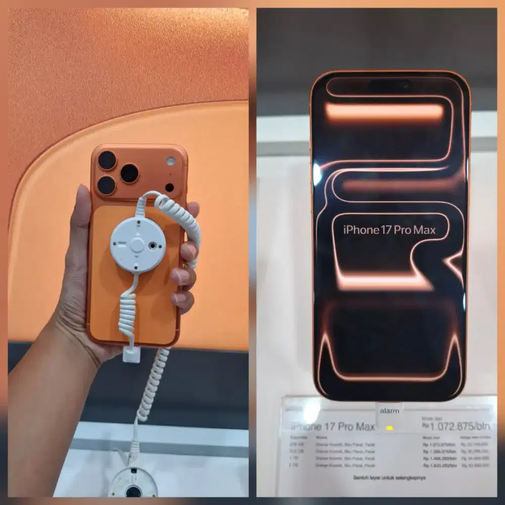 KREDIT IPHONE 17 PROMAX ALL WARNA