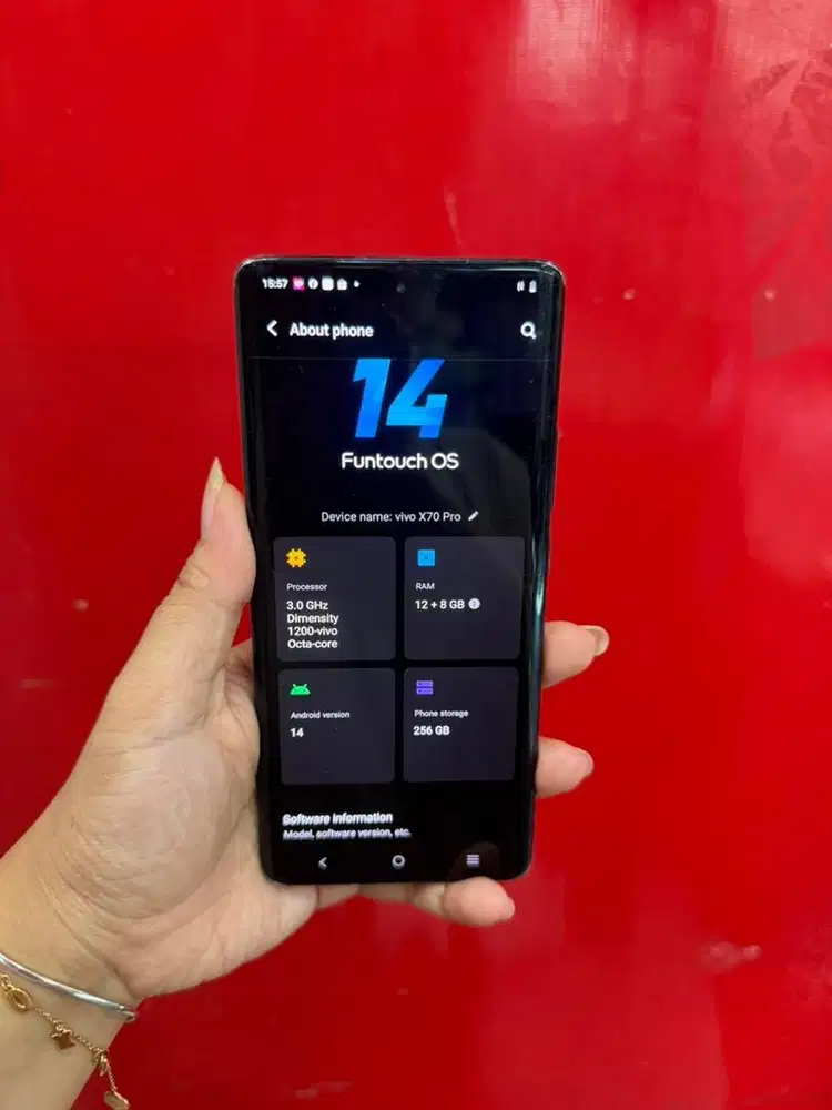 Vivo X7 pro ram 12/256 gb blue