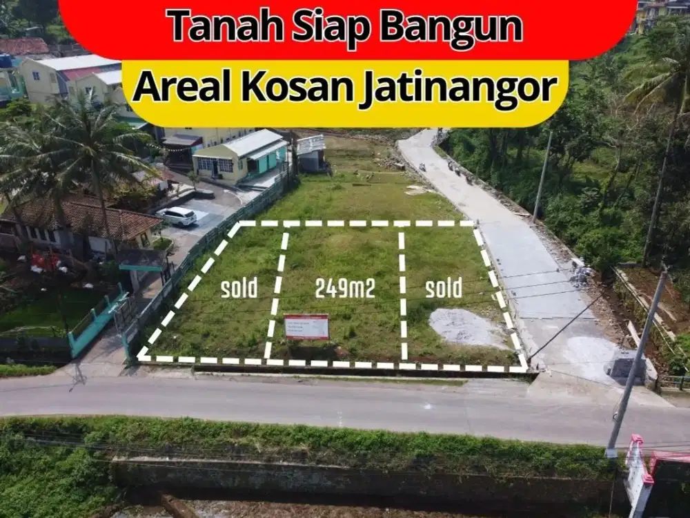 TANAH SIAP BANGUN AREAL KOSAN JATINANGOR