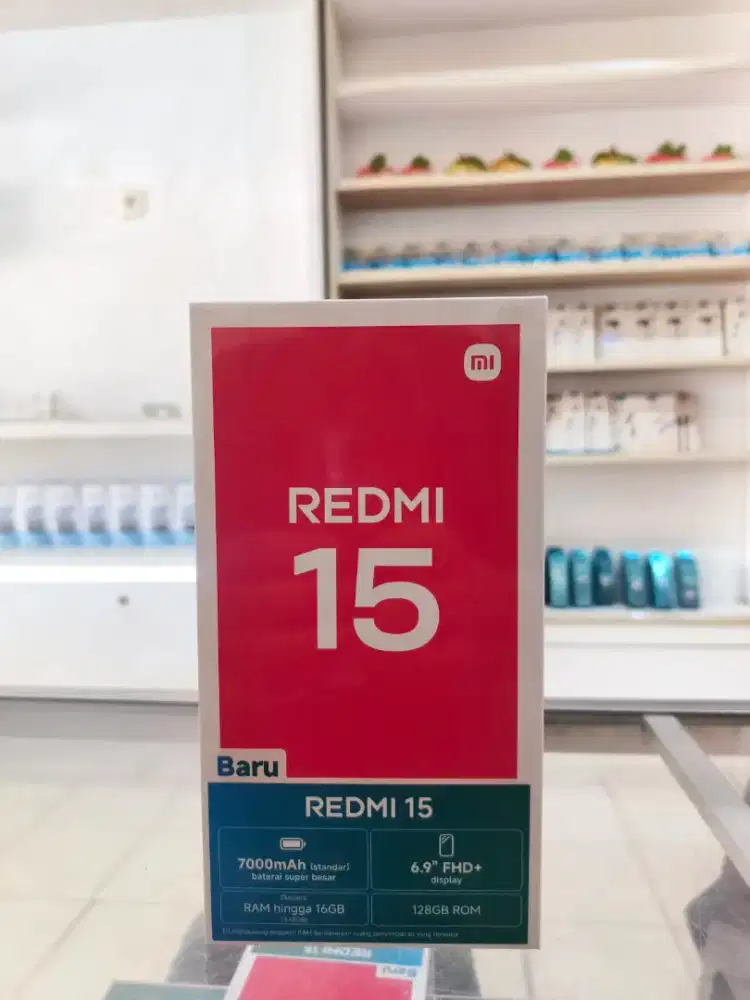 Redmi 15 8/128 Promo terbatas bisa Kredit