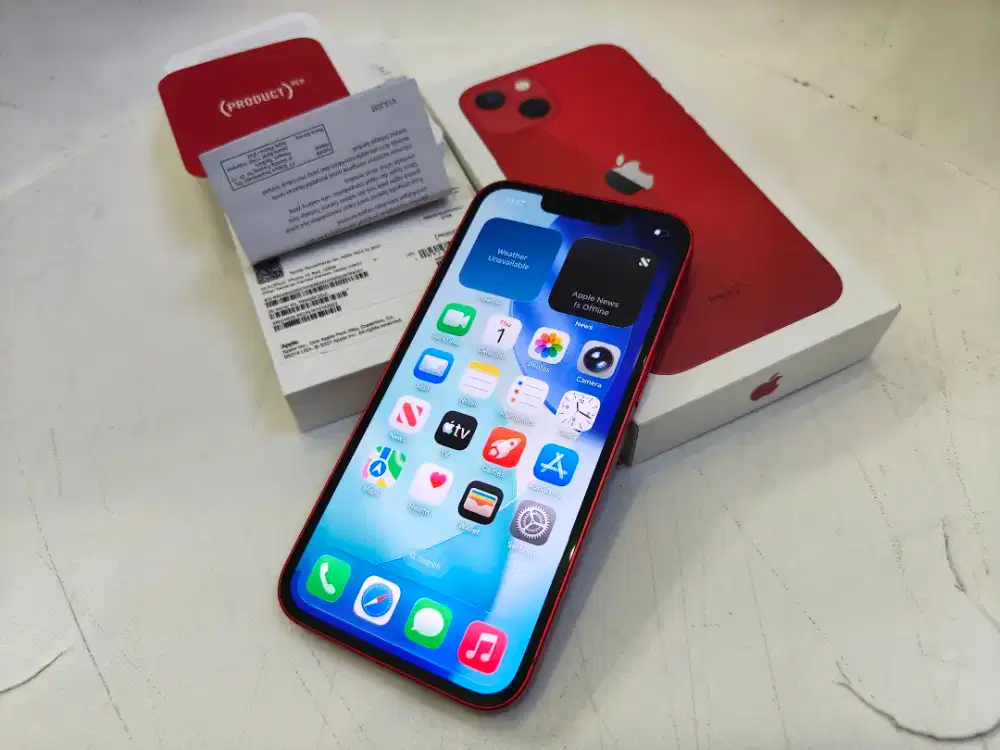 Iphone 13 red Edition 128gb resmi ibox