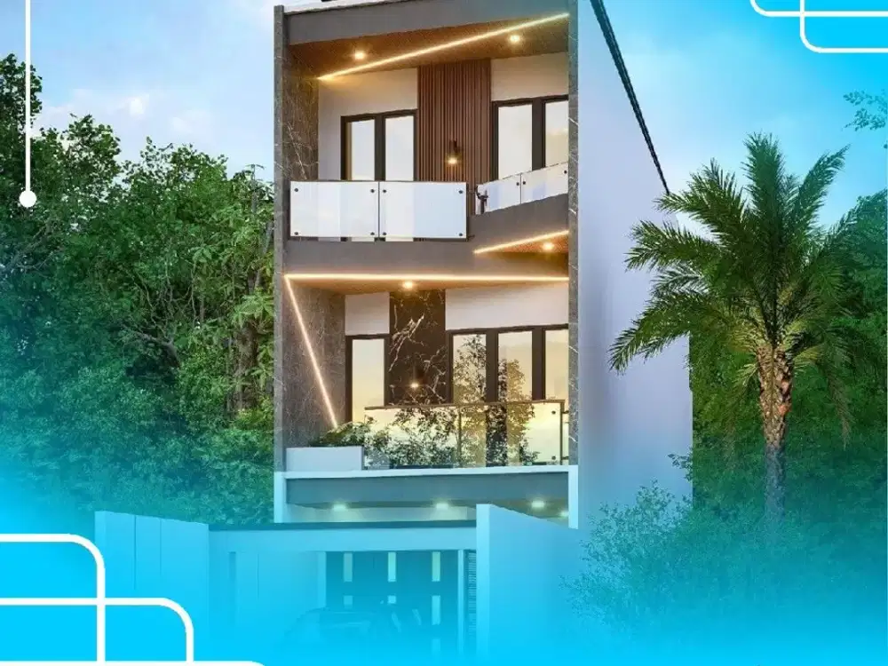 Rumah MEWAH Gaya Kontemporer Plus Private Pool Jagakarsa Jakarta Selatan AR197