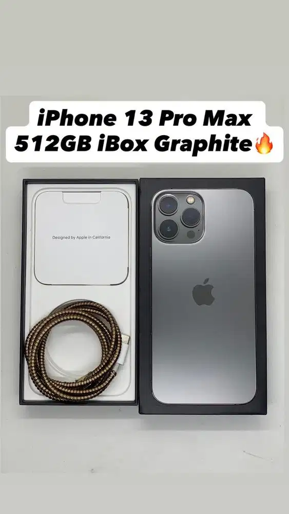 iPhone 13 Pro Max 512GB Resmi iBox Graphite