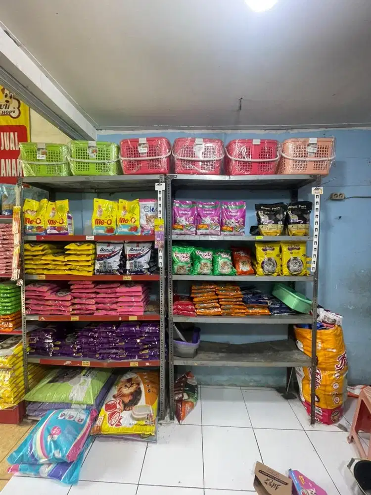 RAK GUDANG JUALAN PETSHOP