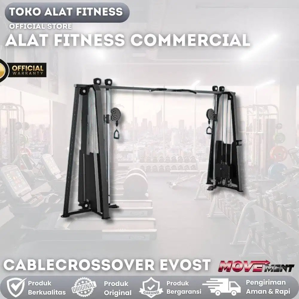 Alat Fitness Gym Commercial Cablecrossover Evost Kualitas Premium