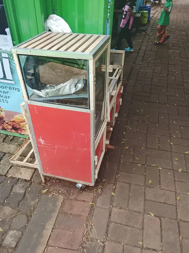 Gerobak estetik ,bekas Jualan