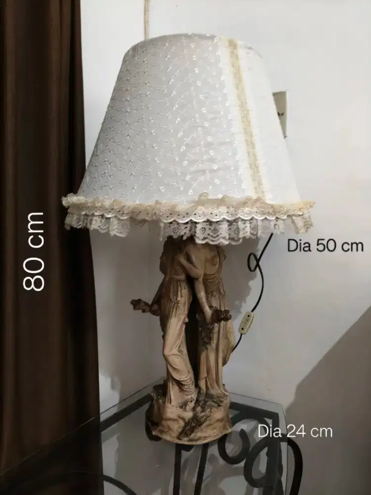Lampu Hias patung keramik