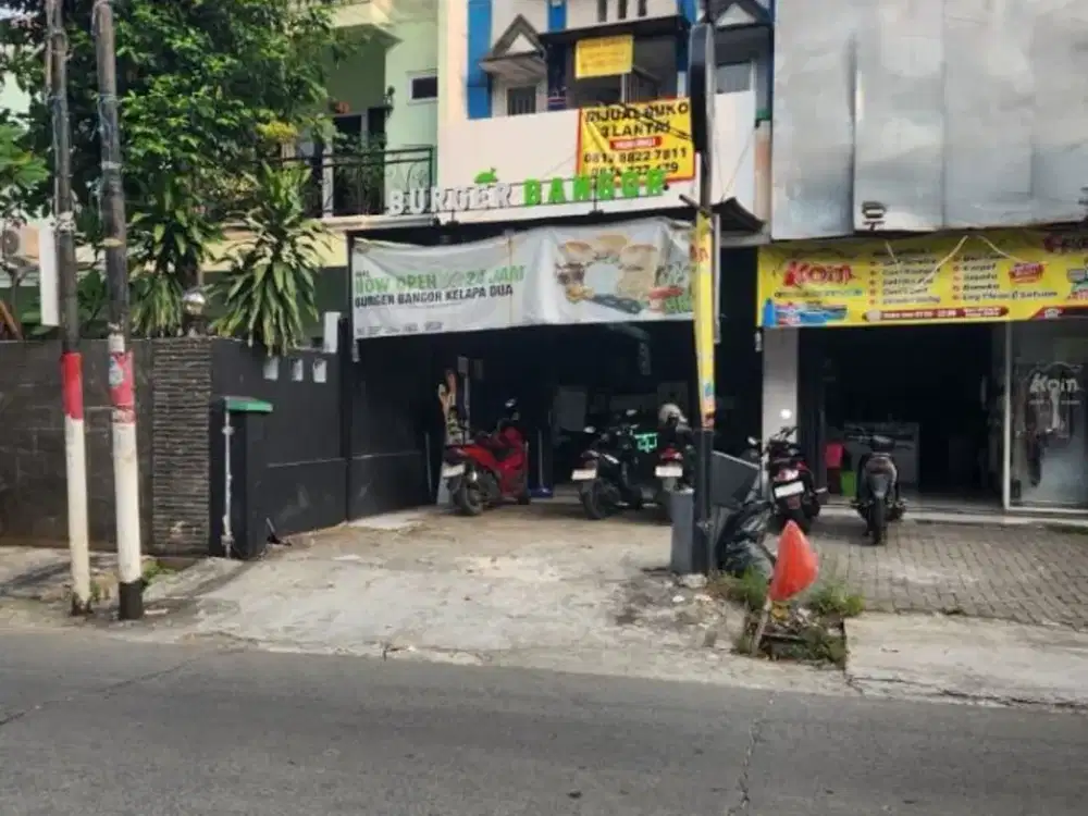 DIJUAL RUKO 3 LANTAI AREA RAMAI DI KELAPA DUA