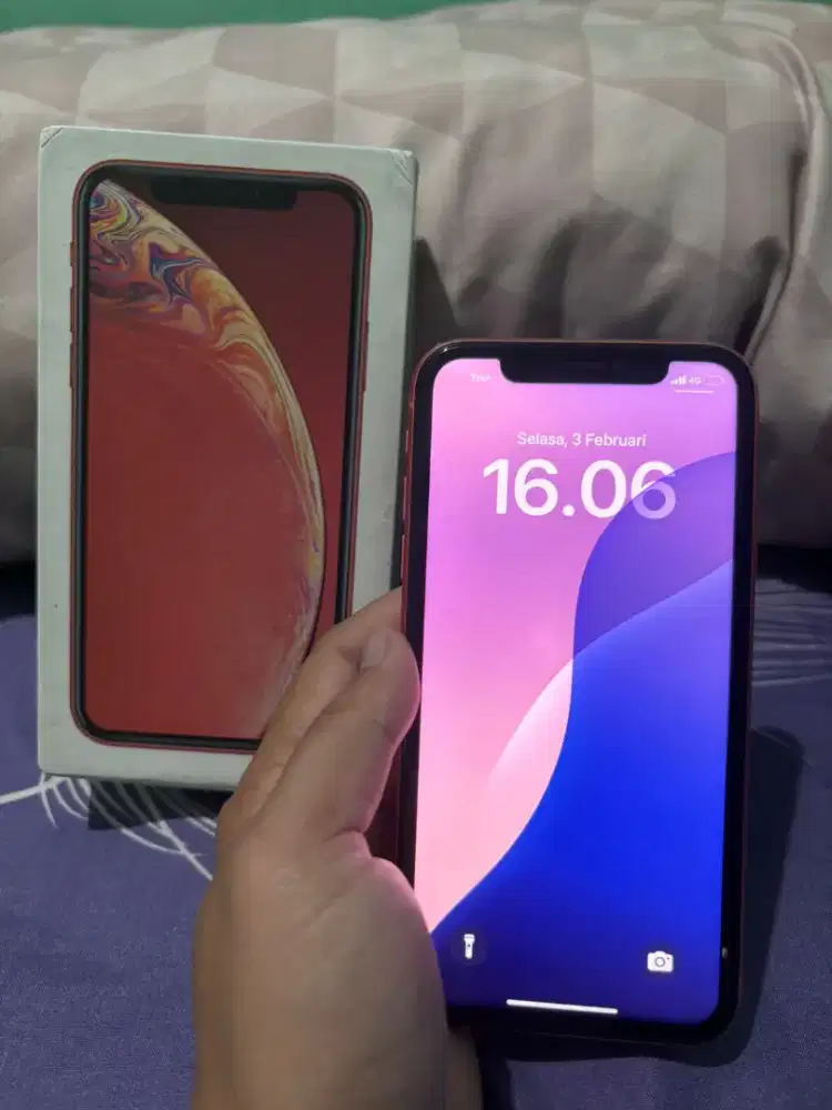 Iphone Xr 128gb Normal Tinggal Pakai Lengkap