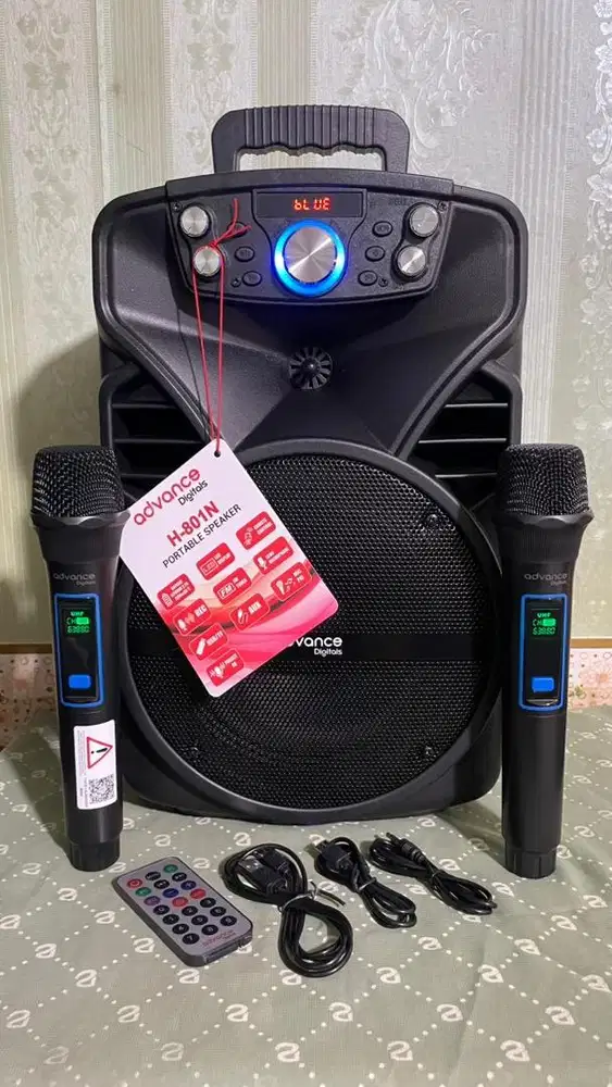 Speaker 8 Inch + 2 Mic Wireless (BARU)