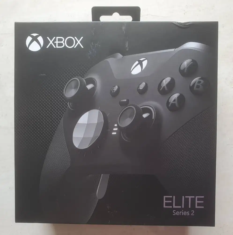 Microsoft Xbox Elite Series 2 Controller (Black, Hitam, Sealed, Segel)