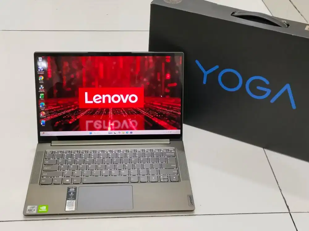 Lenovo yoga slim 7 Intel core i5 gen 10 nvidia geforce mx350 fullset