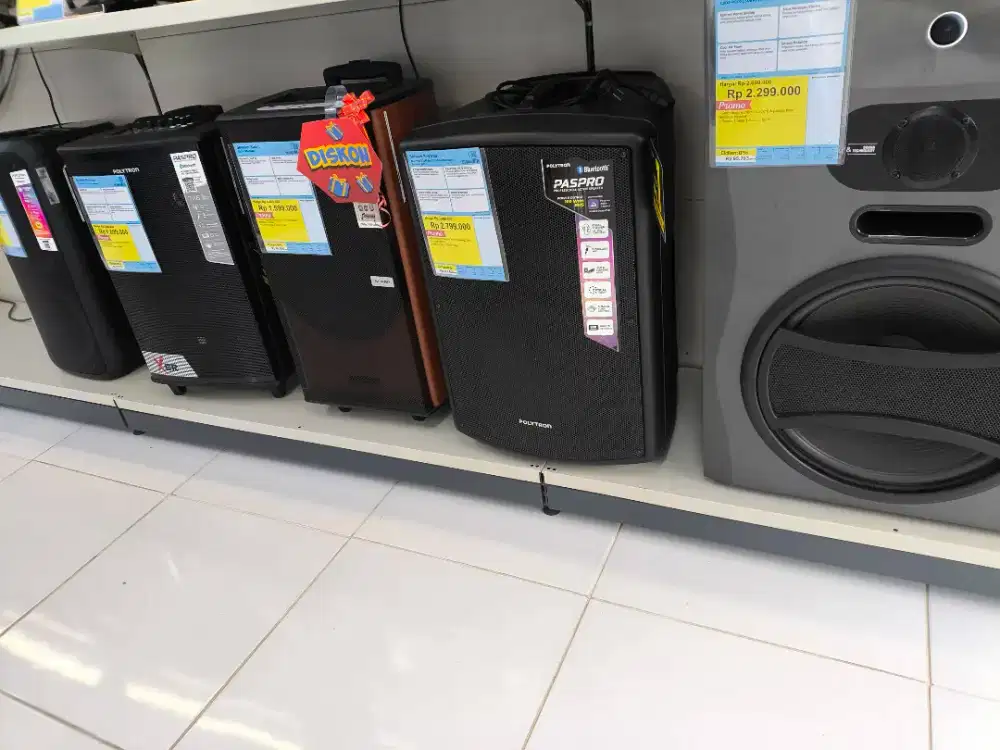 Cicilan speaker karoeke