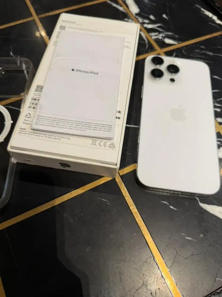 IPHONE 16 PRO MAX 512 EX IBOX GARANSI SAMPAI APRIL 2026 WHITE TITANIUM