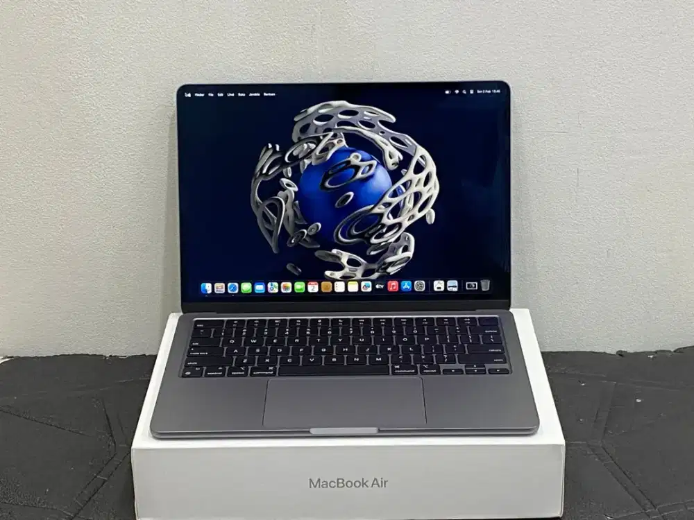 Macbook Air M2 2023 IBOX FULLSET/CHIP APPLE M2/RAM 8GB/SSD 256GB