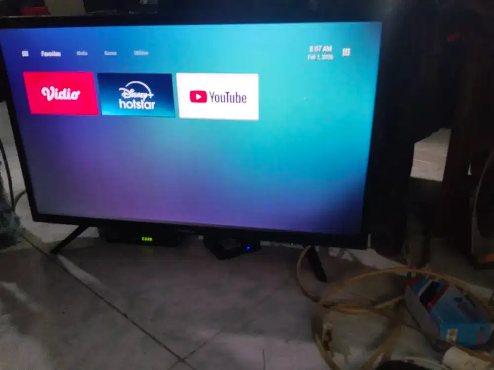 Tv panasonik androit lengkap