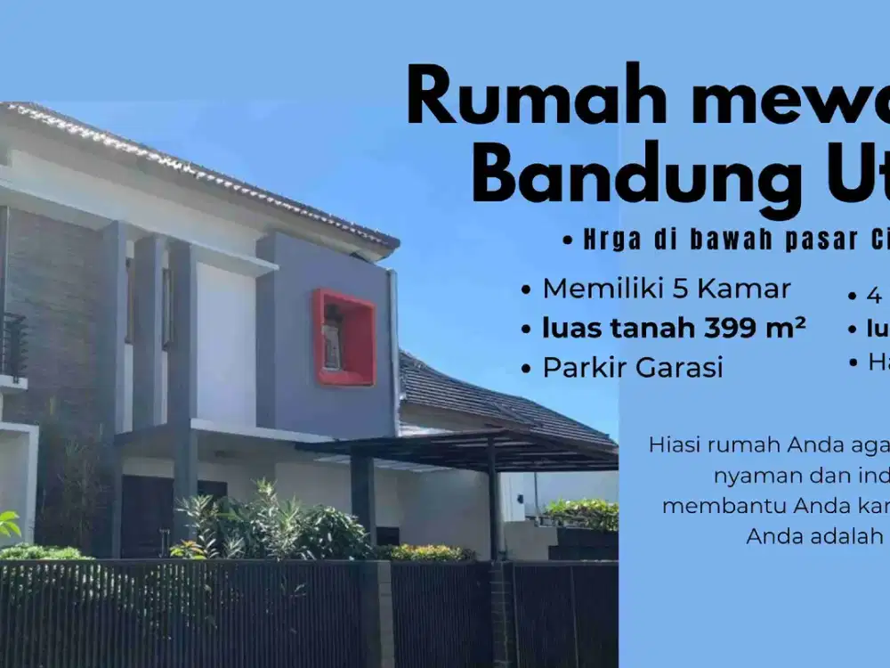 Rumah mewah di Bandung Utara