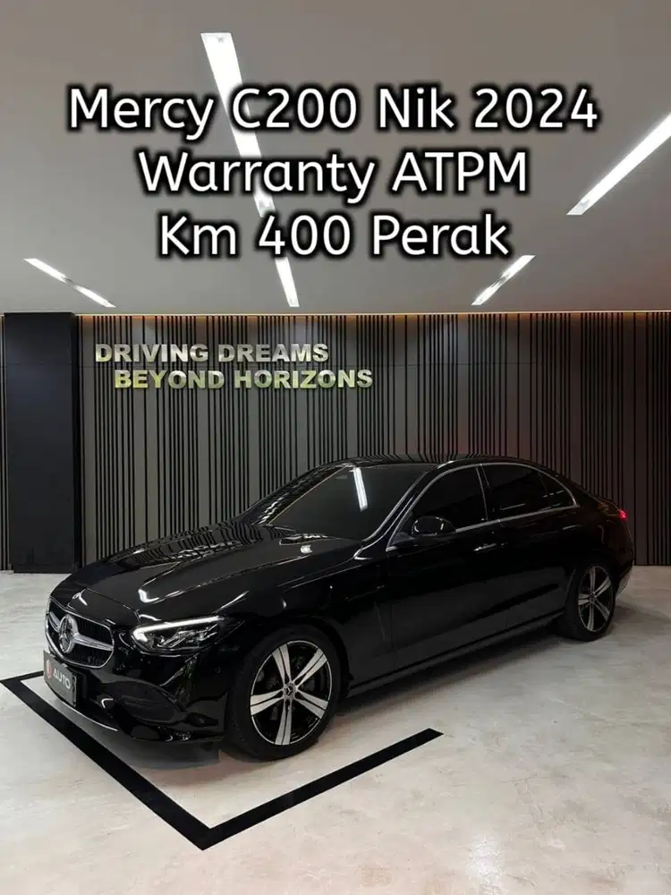 Mercedes Benz C200 2024 Hitam Mercy Km400perak D1404VDS