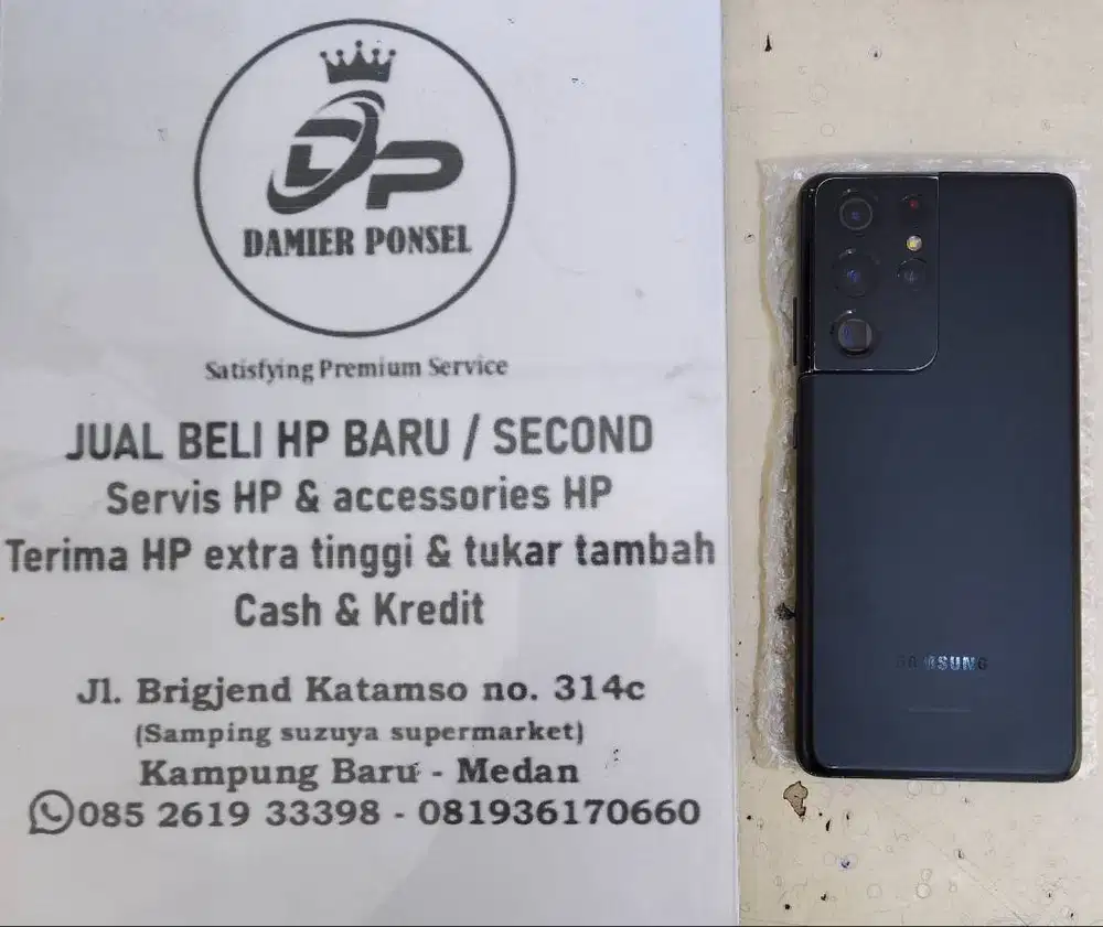 SAMSUNG S21 ULTRA 5G (12/256) SECOND EX GARANSI RESMI NASIONAL