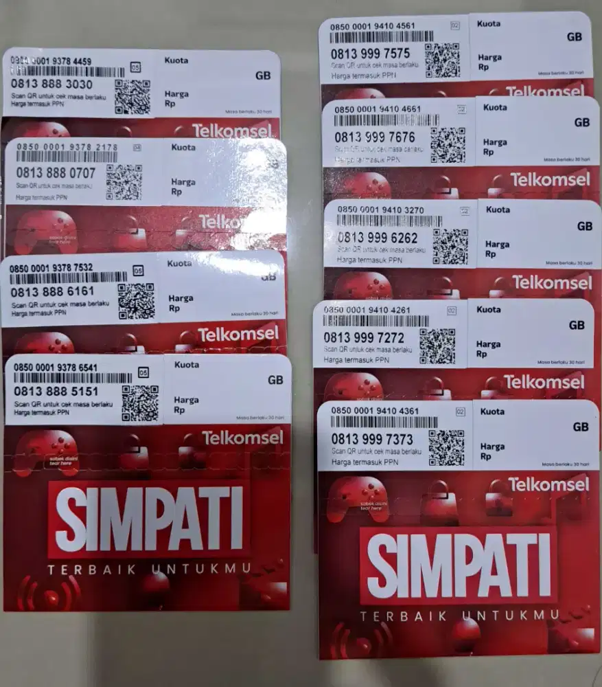 Nomor Cantik Simpati 11 digit Telkomsel