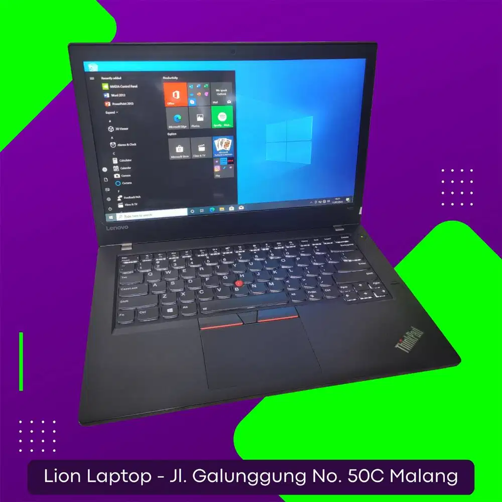 RAM 8GB SSD 256GB i5 Touchscreen Lenovo Thinkpad T470 [03|02]