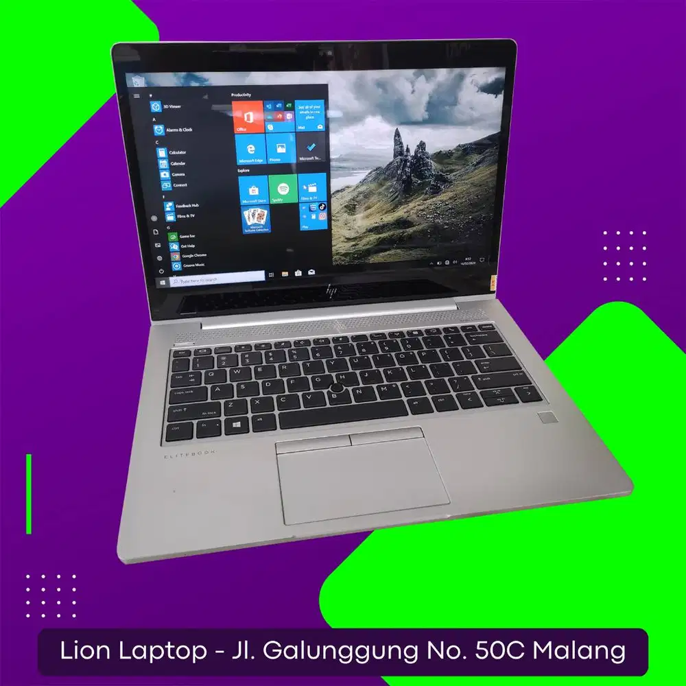 Core i7 gen 8 RAM 8GB Touchscreen Slim HP Elitebook 830 G6 [03|02]