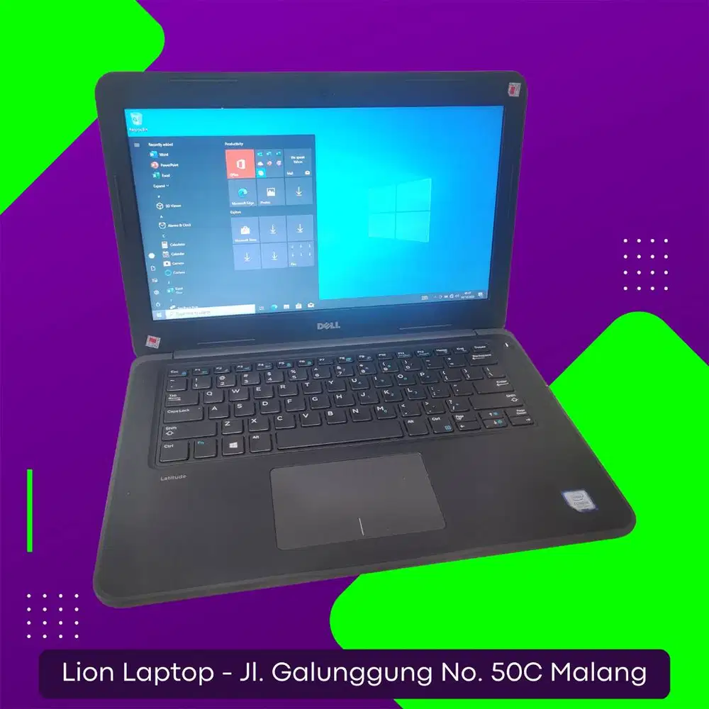 Core i5 Gen 7 Murah Mulus RAM 8GB SSD 256GB Dell Latitude 3380 [03|02]