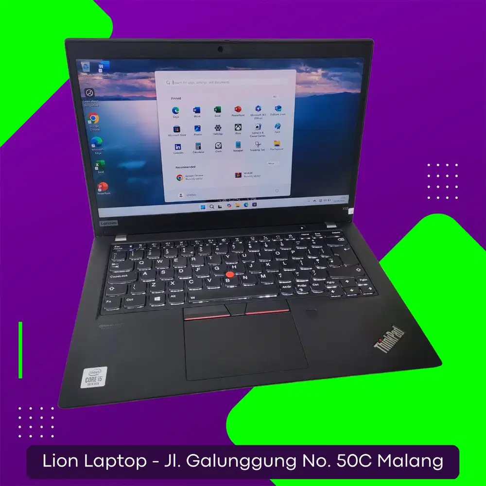 Core i5 Gen 10 slim mulus RAM 8GB SSD 256 Lenovo Thinkpad X13 [03|02]