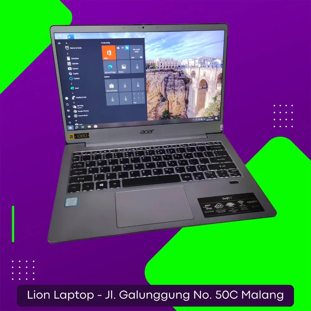 Super Slim Core i5 Gen 8 8/25 Acer Swift 3 SF313-51 [03|02]