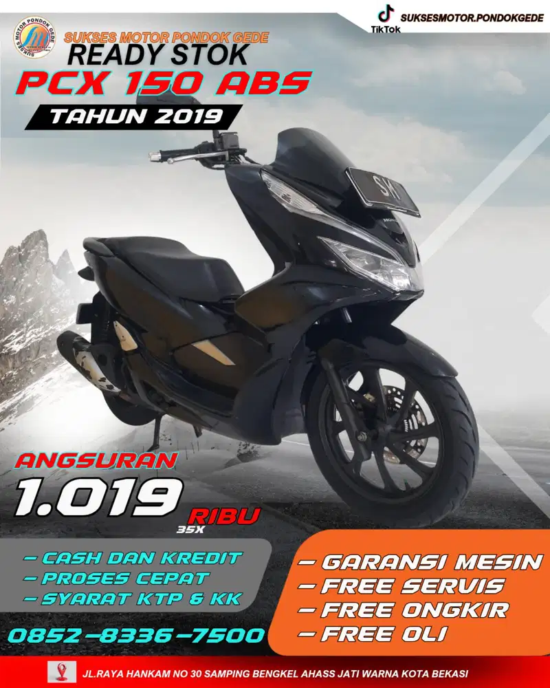 HONDA PCX 150 ABS TAHUN 2019 CASH KREDIT DAN TUKAR TAMBAH