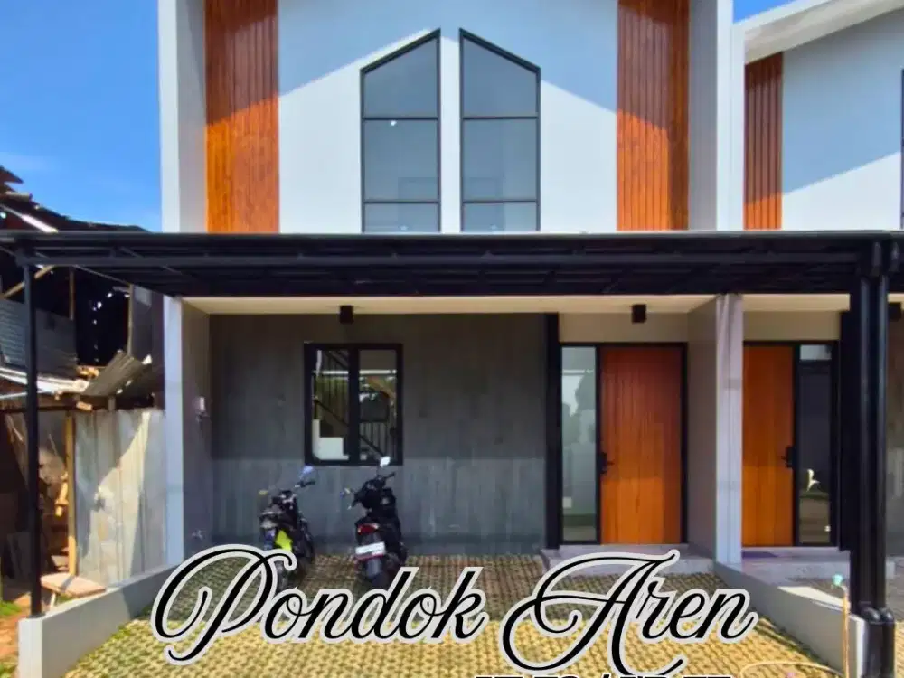 Rumah Scandinavia 2 Lantai Mezzanine di Pondok Aren Bintaro