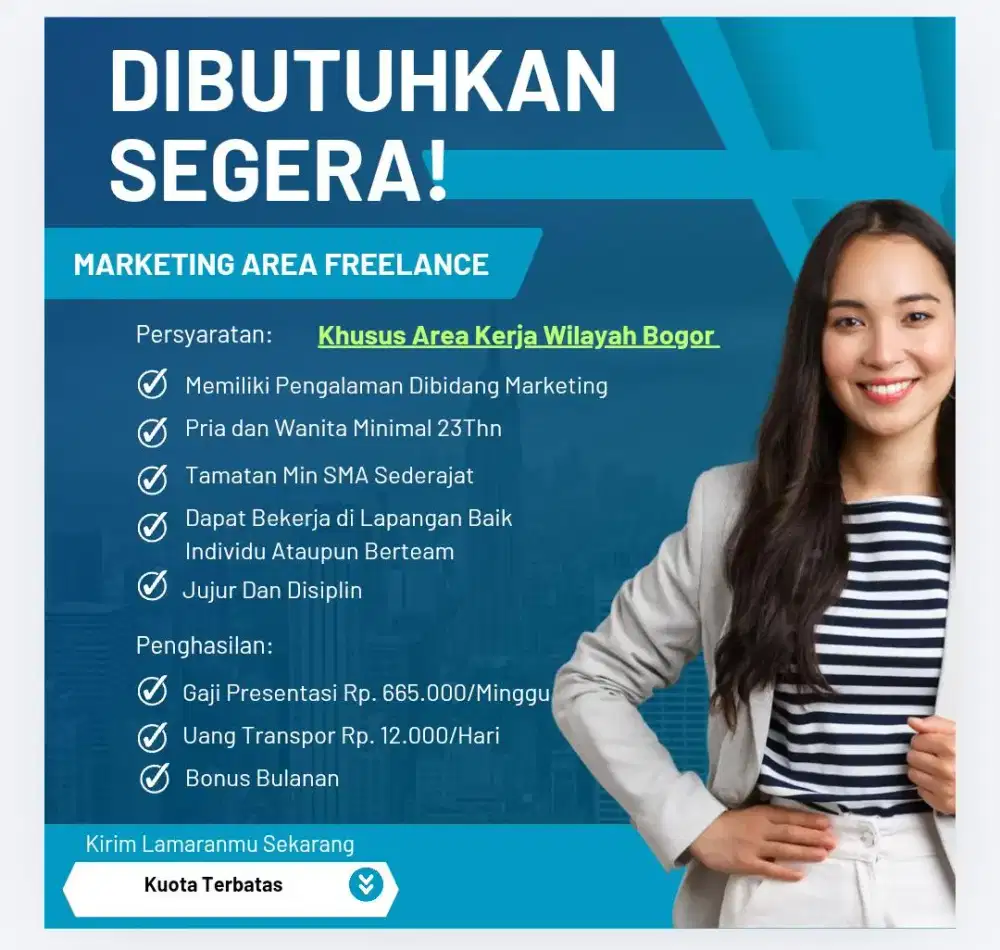 Dibutuhkan Karyawan Freelance