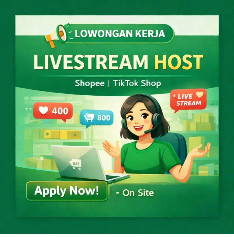 Live Stream Host (Shopee & TikTok Shop)