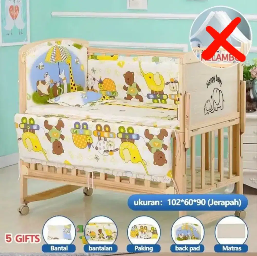 Dijual Box / Ranjang Bayi Komplit