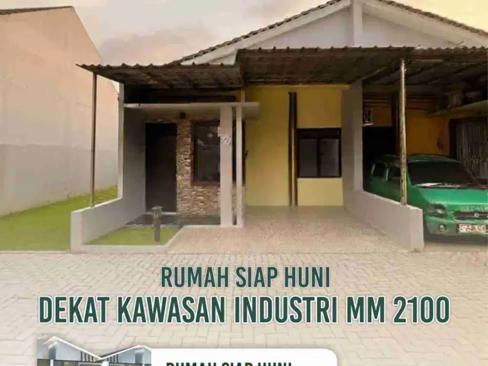 Rumah Cluster Baru Siap Huni Di Telajung Cikarang Barat Kota Bekasi Dekat Pasar Setu