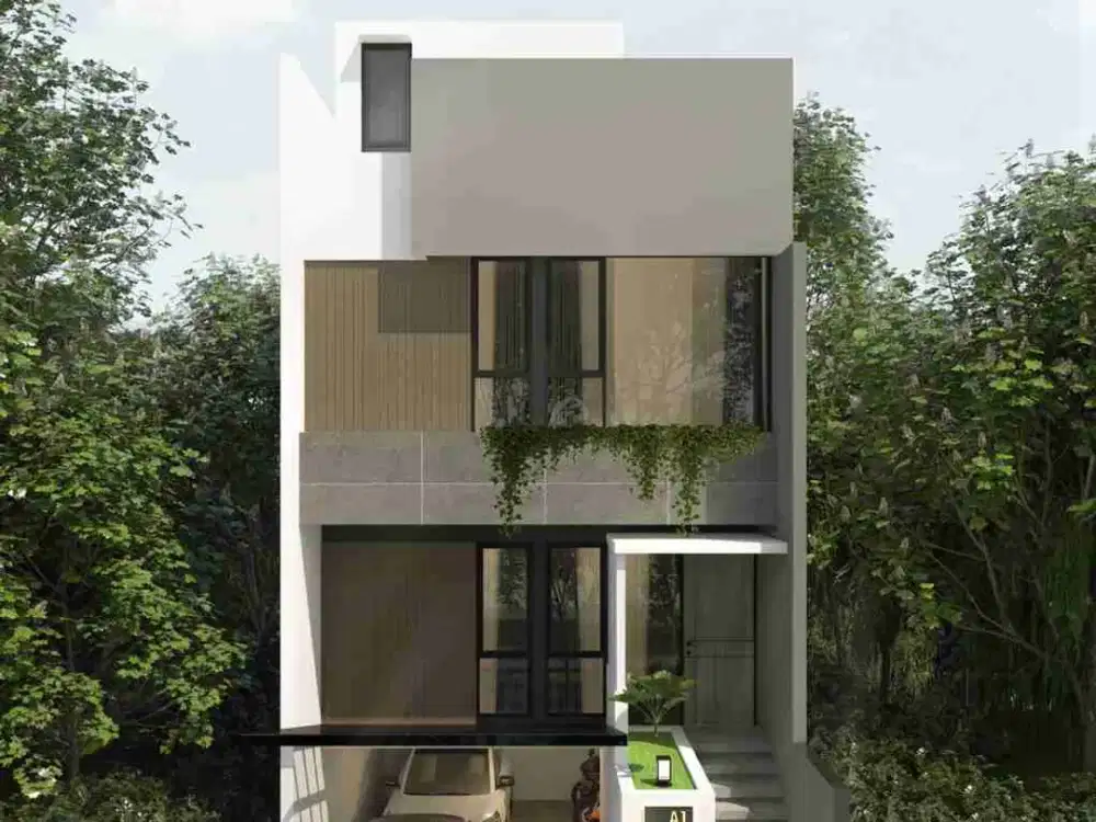 Rumah Baru Cluster di Dago Kota Bandung (2 Unit Lagi) Akses 2 Mobil, Dekat Tol