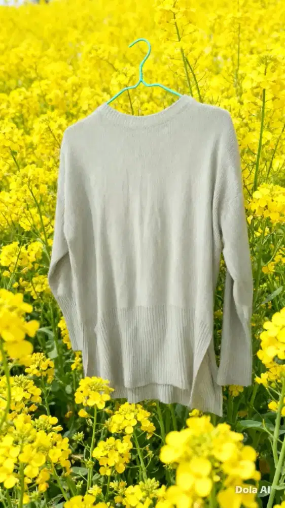 Setelan Rajut Celana Jumbo