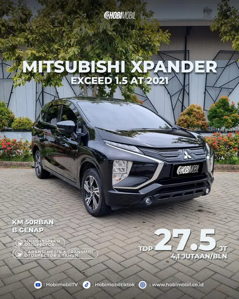 Xpander Exceed 1.5 at 2021 garansi mesin transmisi 5th
