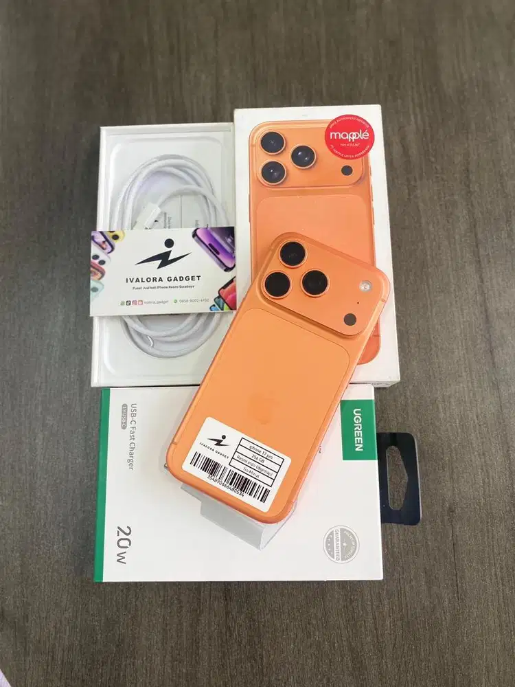 iPhone 17 Pro 256GB Resmi Indo (Digimap) Cosmic Orange