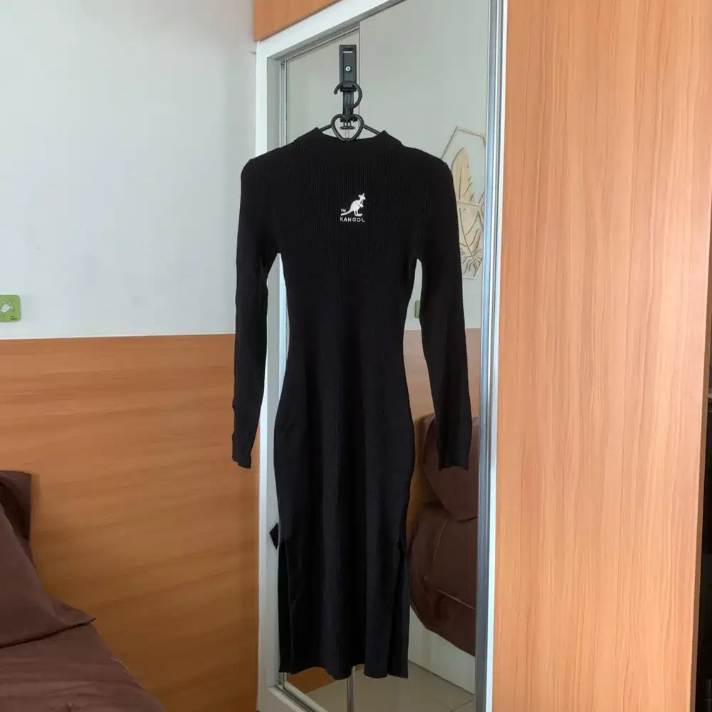 Kangol x H&M Knitted Dress (Black)