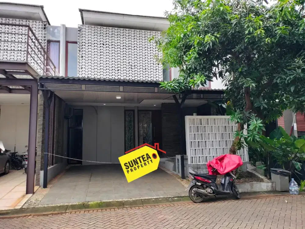 Disewakan Rumah 2 Lantai Minimalis Asri SHM di Discovery Bintaro Tangerang Selatan (Im)