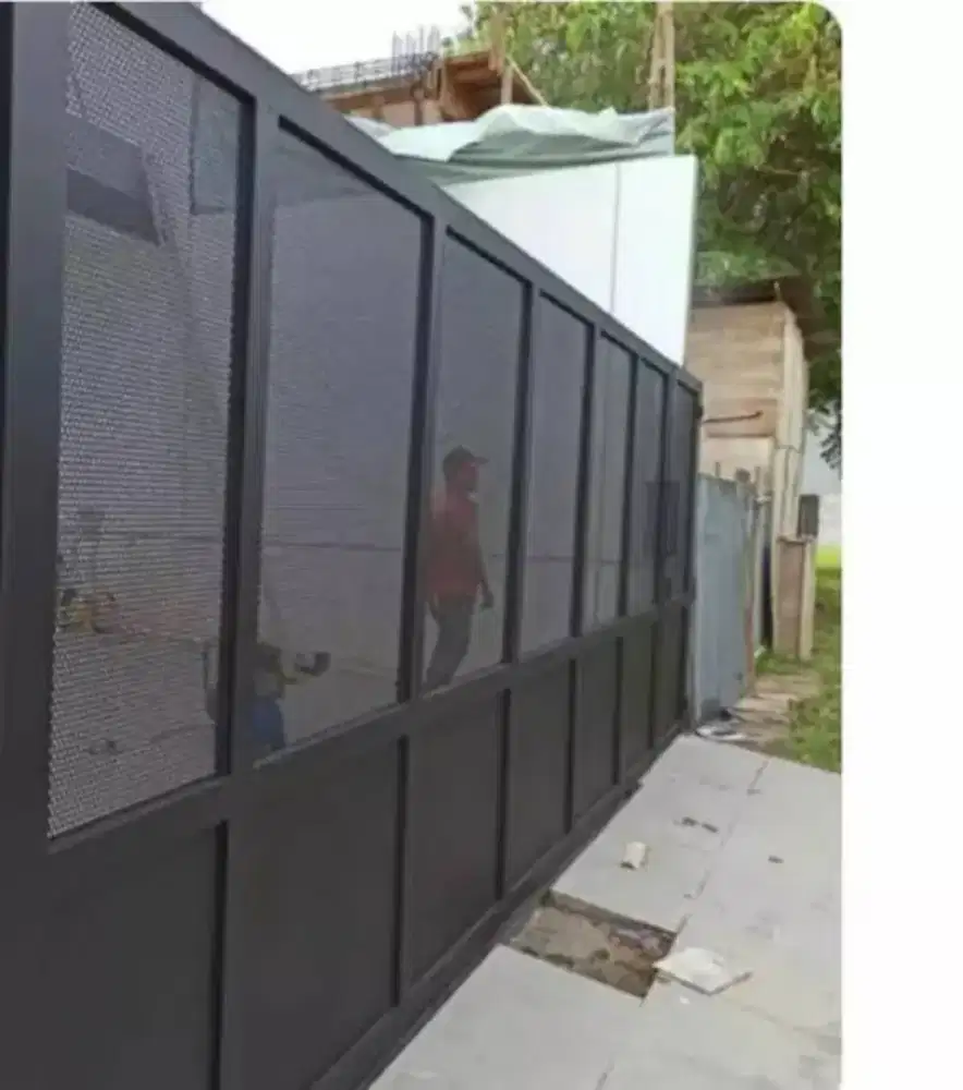 0009 pagar plat perforated bulat