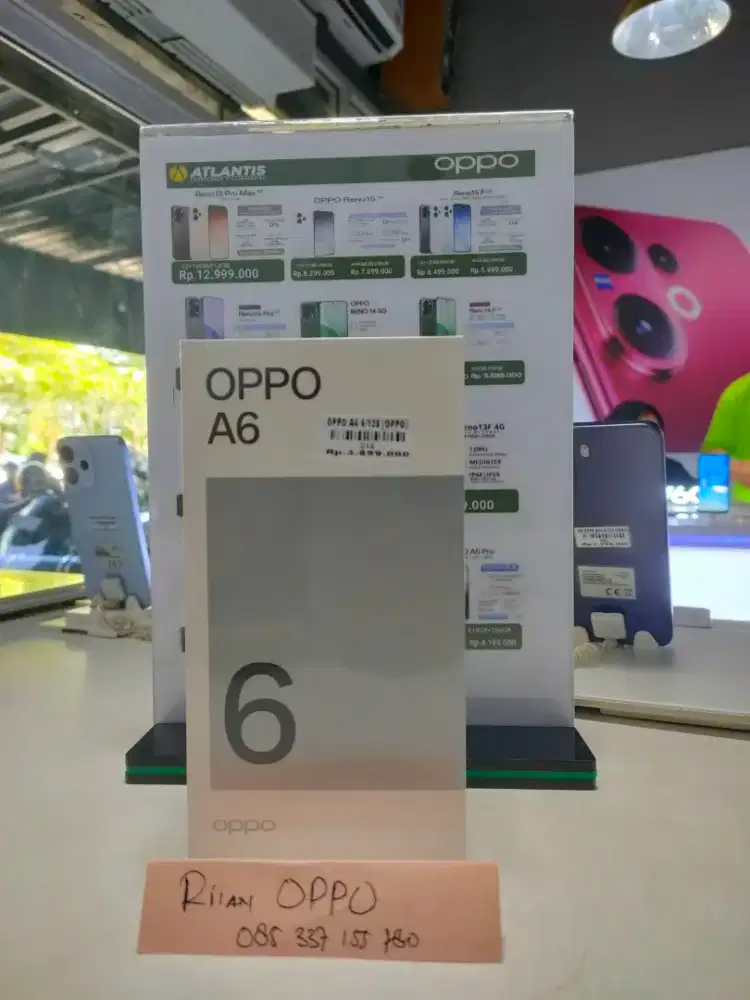 Oppo A6 Ram 6+6/128gb ATLANTIS DAHSYAT