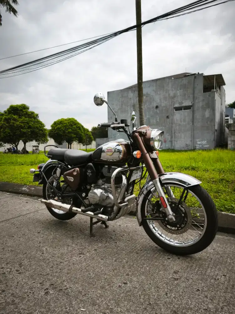 royal enfield classic 350 chrome bronze